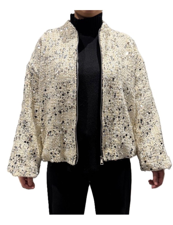 Bomber scintillant femme, veste pas cher pour les fêtes | MisterPrice.fr