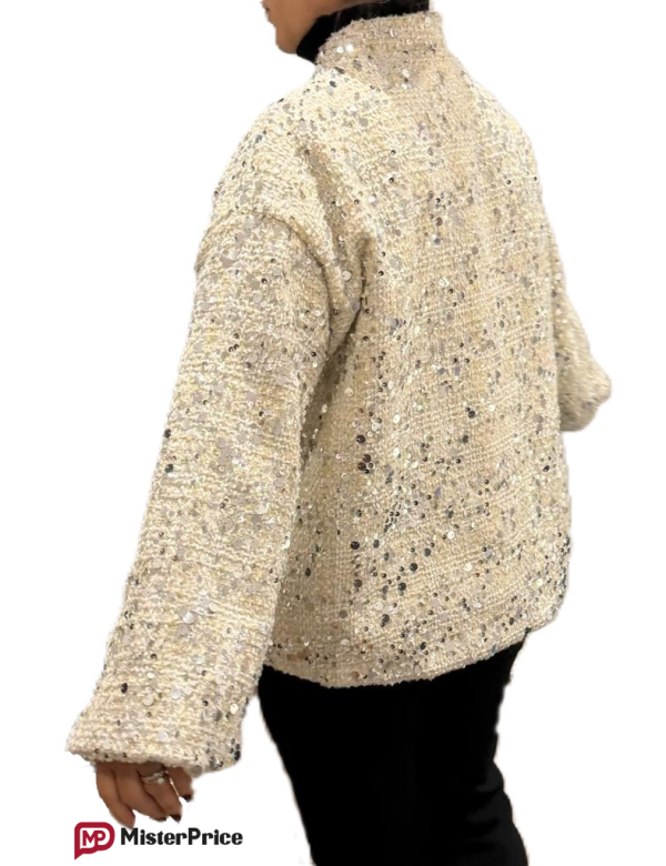 Bomber scintillant femme, veste pas cher pour les fêtes | MisterPrice.fr