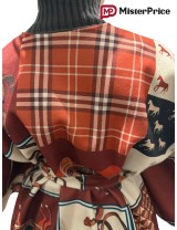 Cape femme imprimée avec ceinture à - 50 % | MisterPrice.fr