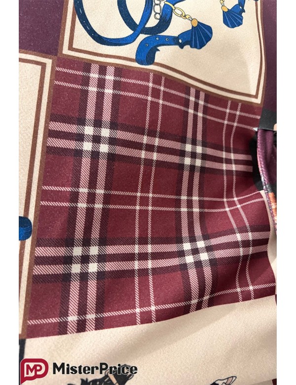 Cape femme imprimée avec ceinture à - 50 % | MisterPrice.fr