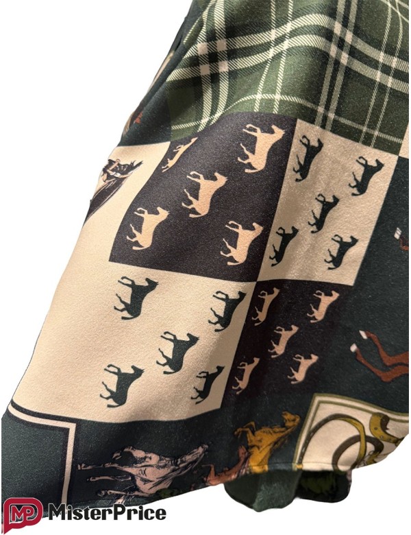 Cape femme imprimée avec ceinture à - 50 % | MisterPrice.fr