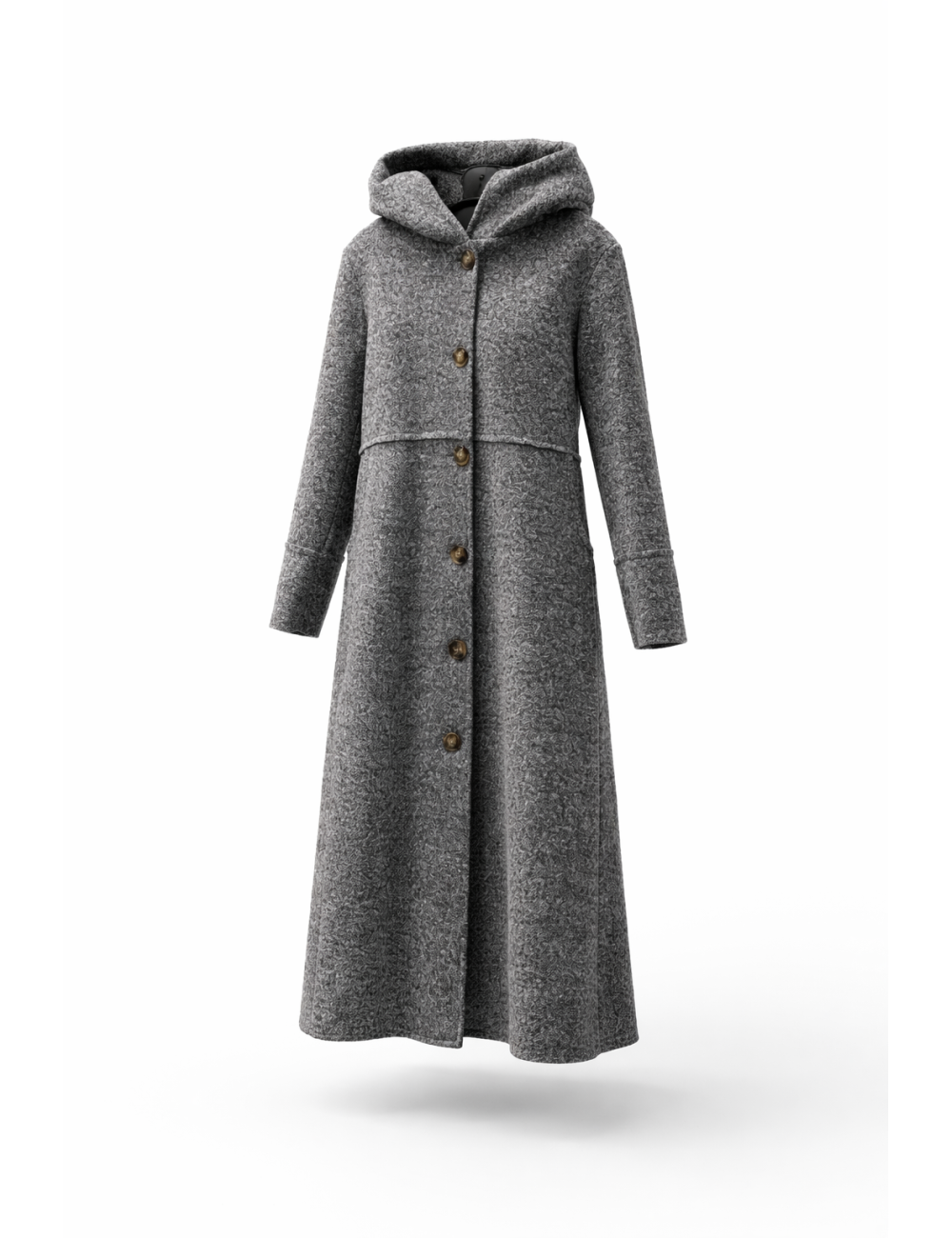 Manteau long à capuche femme à Prix Imbattable -50% | MisterPrice.fr