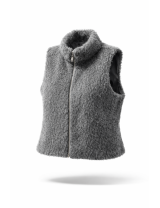Gilet sans manche Effet Fourrure